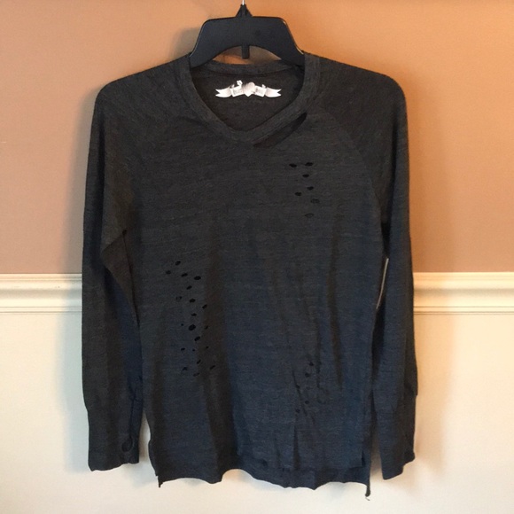 Heart and Soul Distressed Long Sleeve - Picture 8 of 8